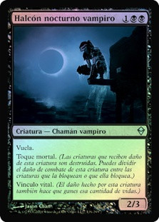 Vampire Nighthawk
Zendikar (Foil) - Spanish
Single
Magic The Gathering