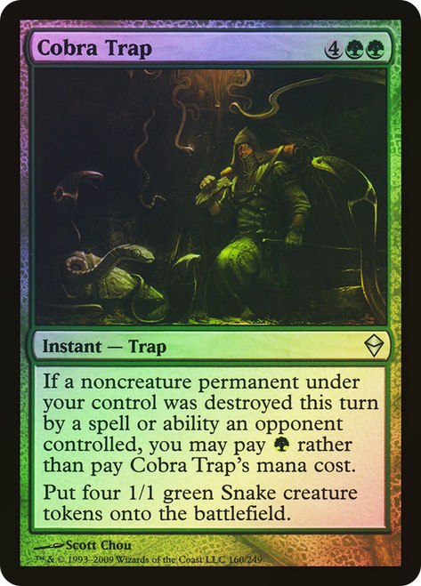 Cobra Trap\nZendikar\nSingle\nMagic The Gathering