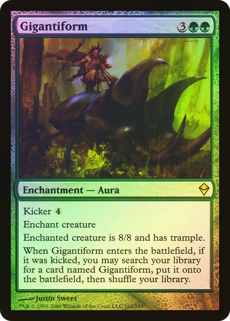 Gigantiform\nZendikar\nSingle\nMagic The Gathering