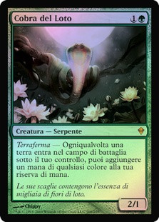 Lotus Cobra
Zendikar (Foil) - Italian
Single
Magic The Gathering
