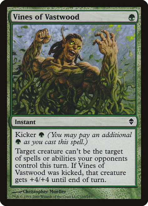 Vines of Vastwood\nZendikar\nSingle\nMagic The Gathering