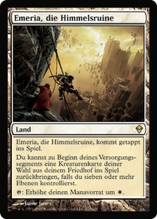 Emeria, the Sky Ruin
Zendikar - German
Single
Magic The Gathering