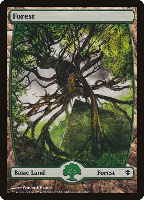 Forest (#249) (Full Art)\nZendikar\nSingle\nMagic The Gathering