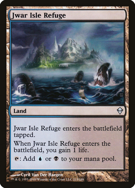 Jwar Isle Refuge\nZendikar\nSingle\nMagic The Gathering