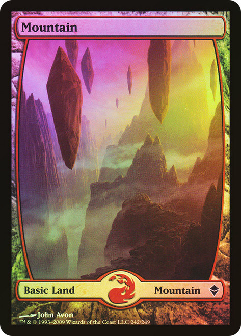 Mountain (#242) (Full Art)\nZendikar\nSingle\nMagic The Gathering