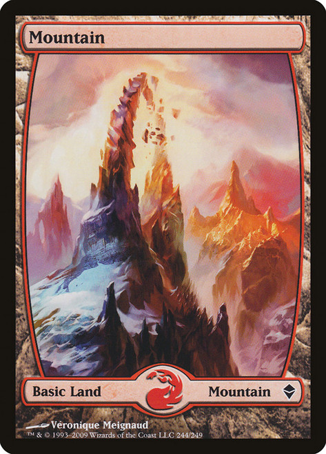 Mountain (#244) (Full Art) | Zendikar - Japanese | Star City Games