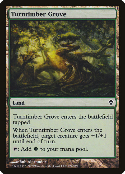 Turntimber Grove\nZendikar\nSingle\nMagic The Gathering