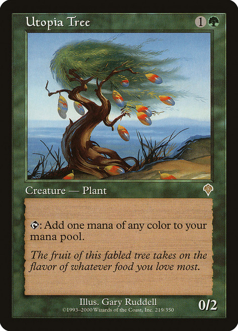 Utopia Tree\nInvasion\nSingle\nMagic The Gathering