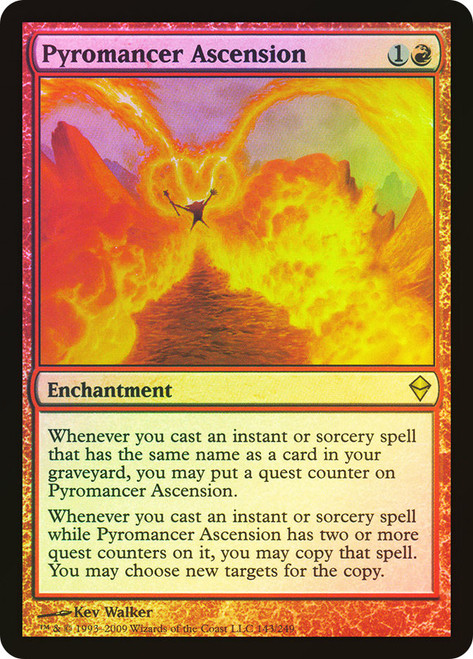 Pyromancer Ascension\nZendikar\nSingle\nMagic The Gathering