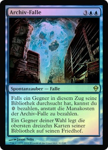 Archive Trap
Zendikar (Foil) - German
Single
Magic The Gathering