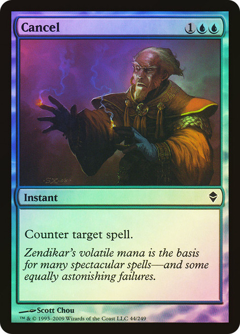 Cancel\nZendikar\nSingle\nMagic The Gathering