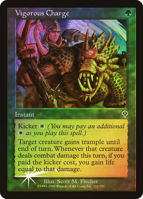 Vigorous Charge\nInvasion\nSingle\nMagic The Gathering