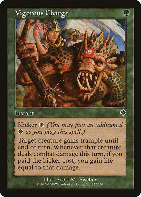 Vigorous Charge\nInvasion\nSingle\nMagic The Gathering