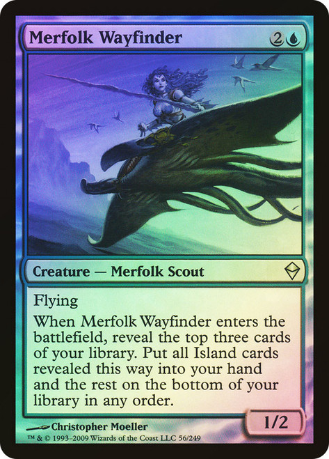 Merfolk Wayfinder\nZendikar\nSingle\nMagic The Gathering