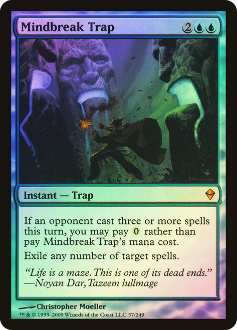 Mindbreak Trap\nZendikar\nSingle\nMagic The Gathering