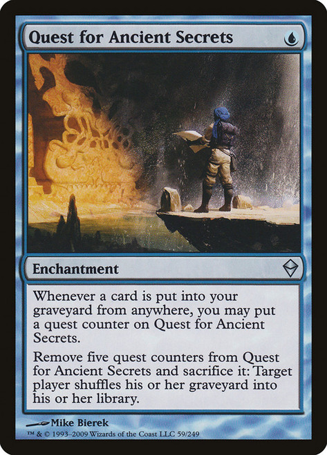 Quest for Ancient Secrets\nZendikar\nSingle\nMagic The Gathering