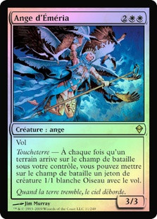 Emeria Angel
Zendikar (Foil) - French
Single
Magic The Gathering