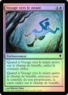Journey to Nowhere
Zendikar (Foil) - French
Single
Magic The Gathering