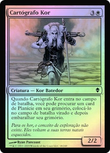 Kor Cartographer
Zendikar (Foil) - Portuguese
Single
Magic The Gathering