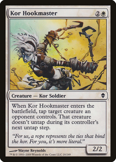 Kor Hookmaster\nZendikar\nSingle\nMagic The Gathering