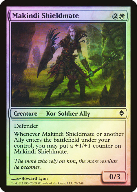 Makindi Shieldmate\nZendikar\nSingle\nMagic The Gathering