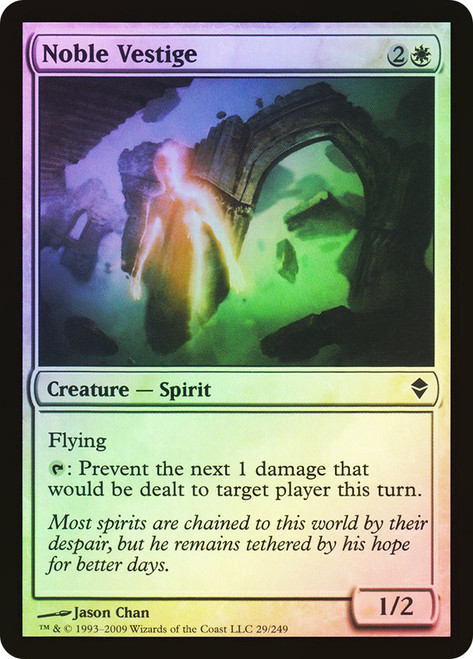 Noble Vestige\nZendikar\nSingle\nMagic The Gathering