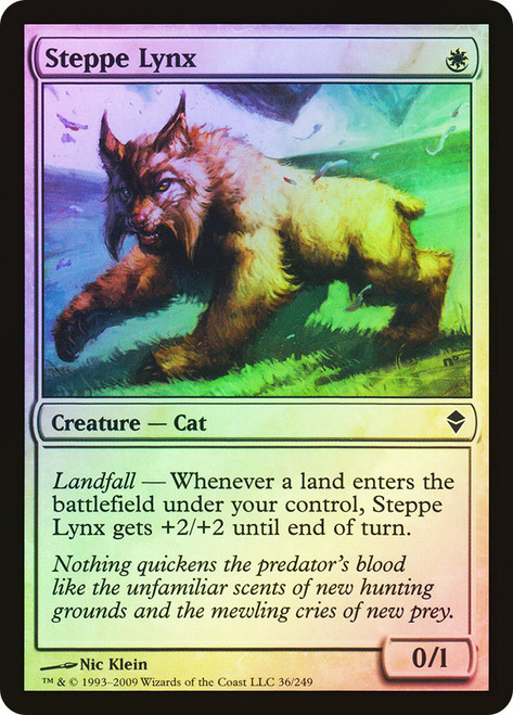 Steppe Lynx\nZendikar\nSingle\nMagic The Gathering