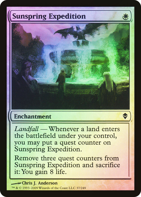 Sunspring Expedition\nZendikar\nSingle\nMagic The Gathering