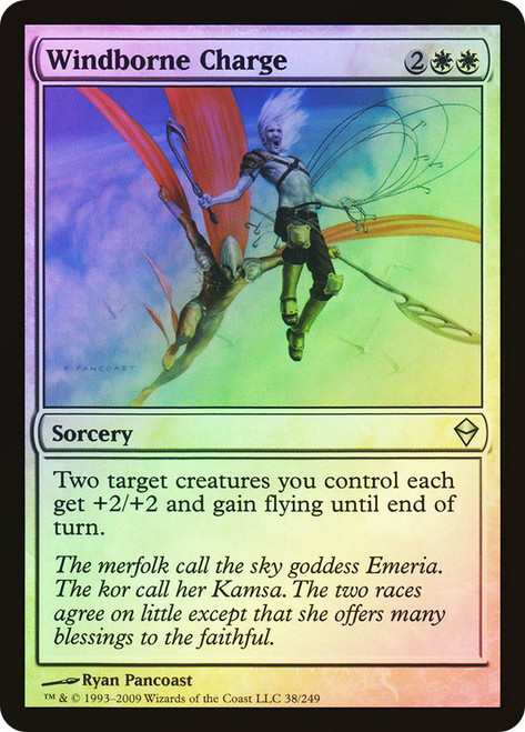 Windborne Charge\nZendikar\nSingle\nMagic The Gathering