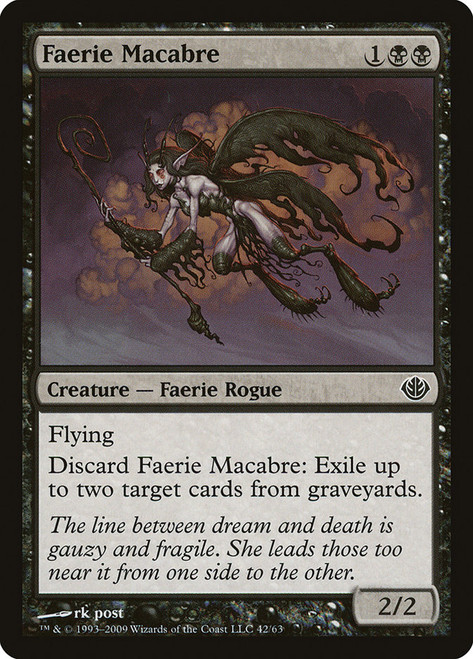 Faerie Macabre\nDuel Decks: Garruk vs. Liliana\nSingle\nMagic The Gathering