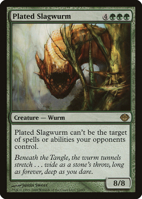 Plated Slagwurm\nDuel Decks: Garruk vs. Liliana\nSingle\nMagic The Gathering