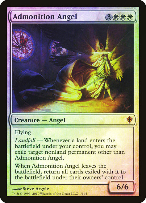 Admonition Angel\nWorldwake\nSingle\nMagic The Gathering