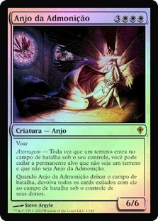 Admonition Angel
Worldwake (Foil) - Portuguese
Single
Magic The Gathering