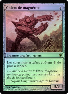 Lodestone Golem
Worldwake (Foil) - French
Single
Magic The Gathering