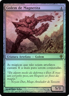 Lodestone Golem
Worldwake (Foil) - Portuguese
Single
Magic The Gathering
