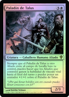 Talus Paladin
Worldwake (Foil) - Spanish
Single
Magic The Gathering