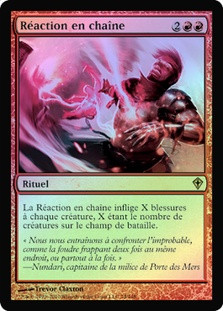 Chain Reaction
Worldwake (Foil) - French
Single
Magic The Gathering
