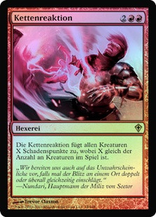 Chain Reaction
Worldwake (Foil) - German
Single
Magic The Gathering
