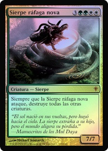 Novablast Wurm
Worldwake (Foil) - Spanish
Single
Magic The Gathering