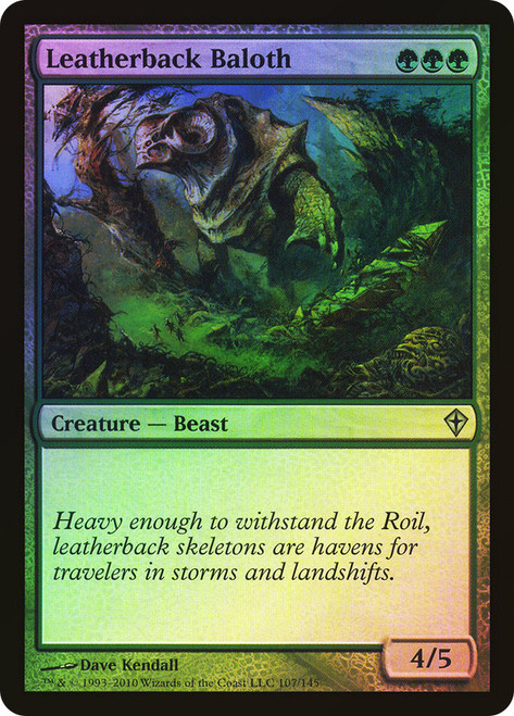 Leatherback Baloth\nWorldwake\nSingle\nMagic The Gathering
