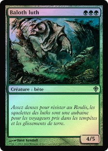 Leatherback Baloth
Worldwake (Foil) - French
Single
Magic The Gathering