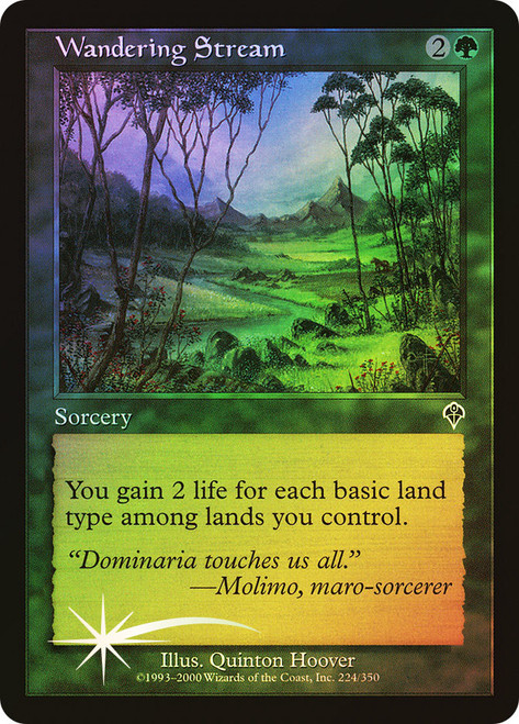 Wandering Stream\nInvasion\nSingle\nMagic The Gathering