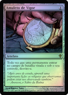 Amulet of Vigor
Worldwake (Foil) - Portuguese
Single
Magic The Gathering