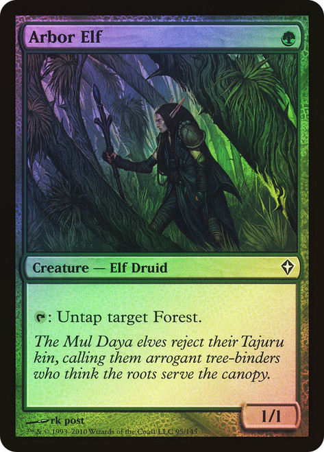 Arbor Elf\nWorldwake\nSingle\nMagic The Gathering