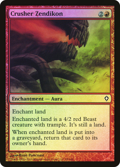 Crusher Zendikon\nWorldwake\nSingle\nMagic The Gathering