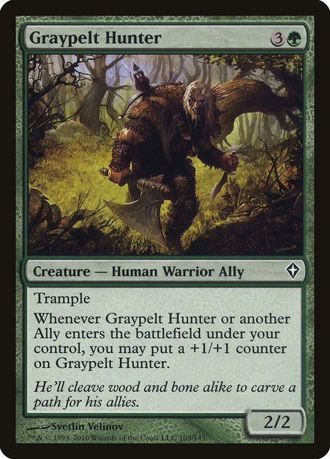 Graypelt Hunter\nWorldwake\nSingle\nMagic The Gathering