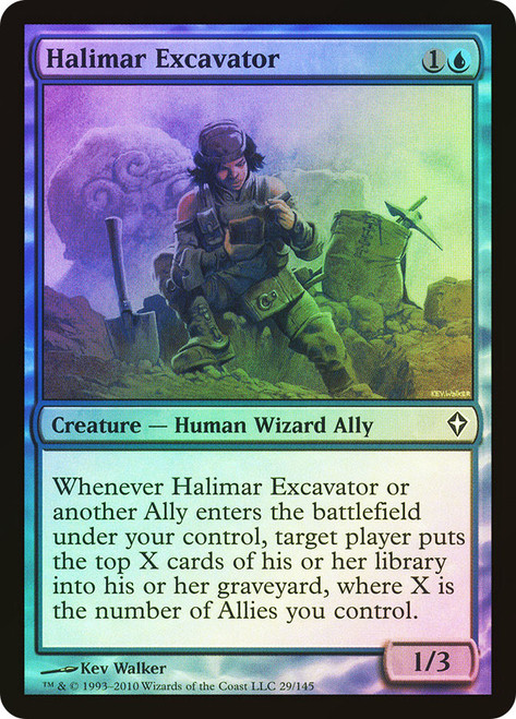 Halimar Excavator\nWorldwake\nSingle\nMagic The Gathering