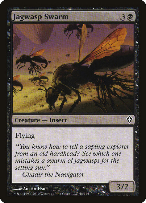 Jagwasp Swarm\nWorldwake\nSingle\nMagic The Gathering