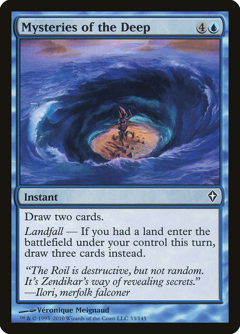Mysteries of the Deep\nWorldwake\nSingle\nMagic The Gathering