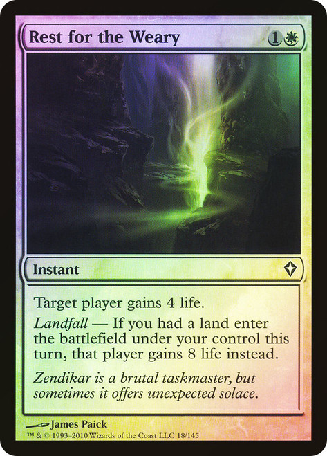Rest for the Weary\nWorldwake\nSingle\nMagic The Gathering